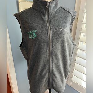 Columbia Zeta Tau Alpha University of Alabama Fleece Vest size large